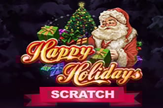 Happy holidays scratch
